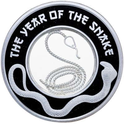 купить Фиджи 1 доллар 2013 "Китайский гороскоп - Год змеи" в футляре с сертификатом