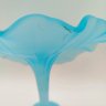Купить Ваза нежно-голубого оттенка в виде цветка орхидеи, Leonardo (?), стекло, матирование, Западная Европа, 1990-2010 гг.