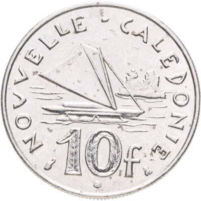 купить Новая Каледония 10 франков (francs) 1998