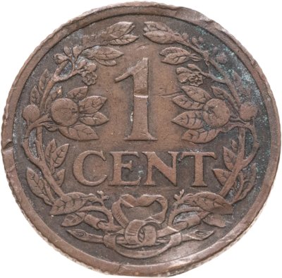 купить Нидерланды 1 цент (cent) 1914