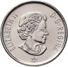 Купить Канада 25 центов (cents) 2017 "150 лет Конфедерации Канада - Надежда на зелёное будущее"