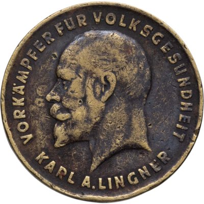 купить Жетон 10 пунктов "70 лет Карлу Лингнеру" Германия (Дрезден)