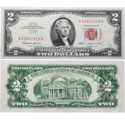 купить США 2 доллара 1963, серия АА