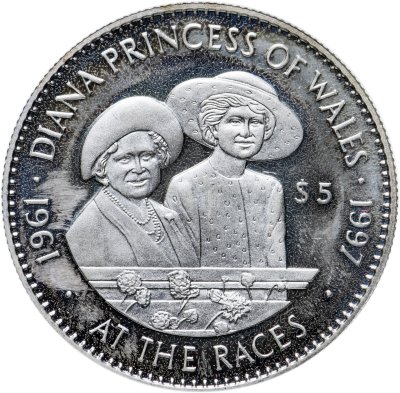 купить Соломоновы острова 5 долларов 1998 "Принцесса Диана"