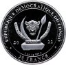 Купить Конго 20 франков (francs) 2022 Медведь