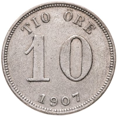 купить Швеция 10 эре 1907