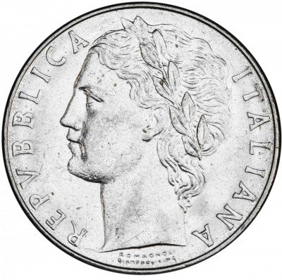 купить Италия 100 лир 1977