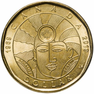 купить Канада 1 доллар 2019 "50 лет декриминализации гомосексуализма в Канаде"