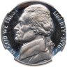 Купить США 5 центов (cents) 1976 S Proof "Jefferson Nickel (Джефферсон)" в слабе DNC PF65