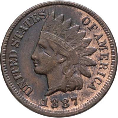 купить США 1 цент 1887 "Indian Head Cent"
