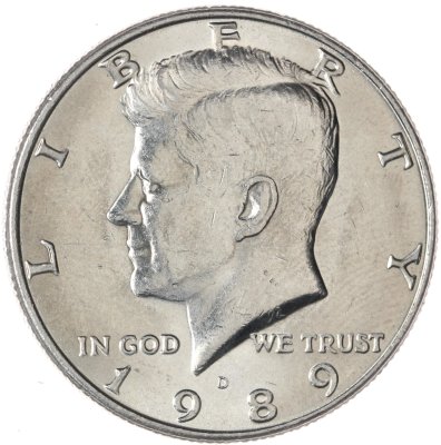 купить США 50 центов (1/2 доллара, half dollar) 1989 D "Kennedy Half Dollar"