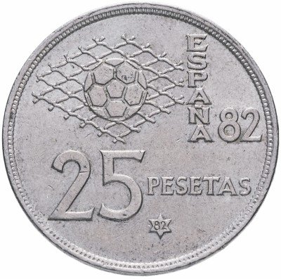 купить Испания 25 песет 1982