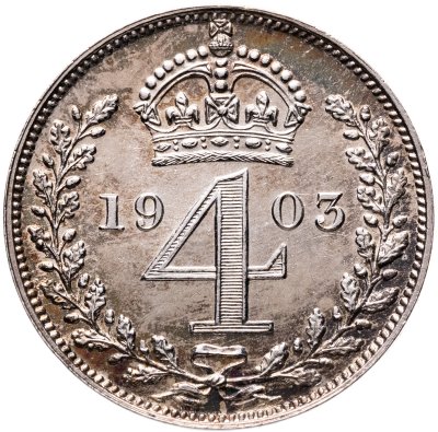 купить Великобритания 4 пенса 1903 Маунди - Эдуард VII