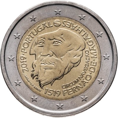 купить Португалия 2 евро (euro) 2019 500 лет кругосветному плаванию Магеллана