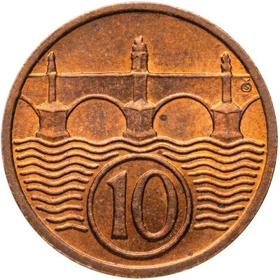 купить Чехословакия 10 геллеров (haleru) 1938