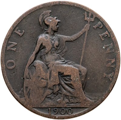 купить Великобритания 1 пенни (penny) 1900