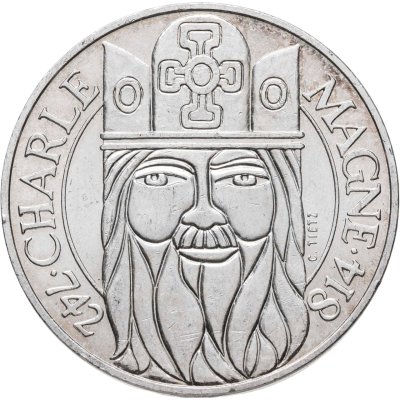 купить Франция 100 франков (francs) 1990 "Карл Великий"