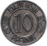 Купить Германия "Бонн" 10 пфеннигов 1920 нотгельд   "Людвиг ван Бетховен"
