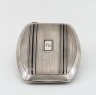 Купить Дорожные часы, серебро 925 пробы, черная эмаль по гильоше, «Tiffany&Co», США, 1920-1929 гг.