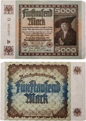 купить Германия 5000 марок 1922