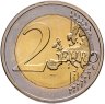 Купить Люксембург 2 евро 2012 "Свадьба наследного принца Гийома и графини Стефании де Ланнуа"