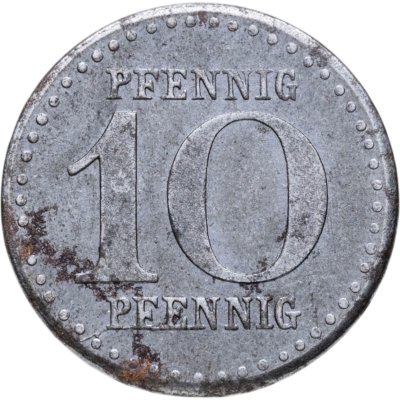 купить Германия (нотгельды) 10 пфеннигов 1919 "Город Наумбург-ан-дер-Заале"
