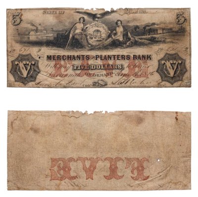 купить Гражданский банк (Джорджия) 5 долларов 1816