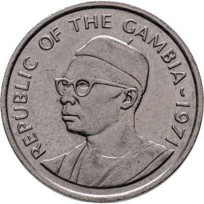 купить Гамбия 25 бутутов (bututs) 1971