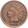 Купить США 1 цент (cent) 1903 Indian Head Cent