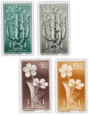 купить Испания, Ифни набор из 4 марок 1956