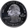 Купить США 25 центов (квотер, 1/4 доллара, quarter dollar) 2006 "Квотер штата Невада" знак монетного двора: "S" - Сан-Франциско