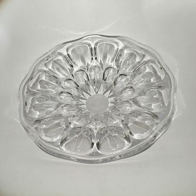 купить Ваза для фруктов "Глазки", автор А.П. Лаврова, хрусталь, Ленинградский завод художественного стекла (ЛЗХС), СССР, 1960-1980 гг.