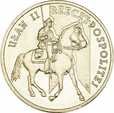 Купить Польша 2 злотых 2011 "История польской кавалерии - Улан 2ой Республики"