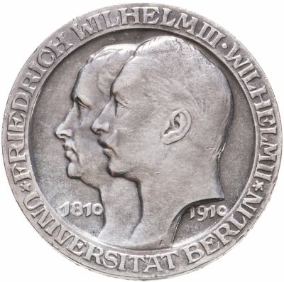Купить Германия 3 марки 1910 Берлинский университет