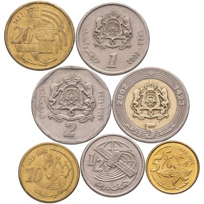 купить Марокко, набор из 7 монет 2002