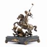 Купить Скульптурная композиция (крупная) Георгий Победоносец (Чудо Георгия о змие) на каменном основании, автор Дремин Игорь Владимирович, бронза, литье, камень, Российская Федерация, 1990-2000 гг.