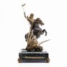 Купить Скульптурная композиция (крупная) Георгий Победоносец (Чудо Георгия о змие) на каменном основании, автор Дремин Игорь Владимирович, бронза, литье, камень, Российская Федерация, 1990-2000 гг.
