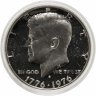 Купить США 50 центов (1/2 доллара, half dollar) 1976 S 200 лет независимости США знак монетного двора "S" - Сан-Франциско