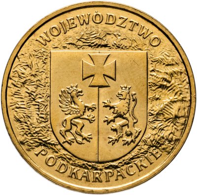 купить Польша 2 злотых 2004 "Герб Подкарпатское воеводство"