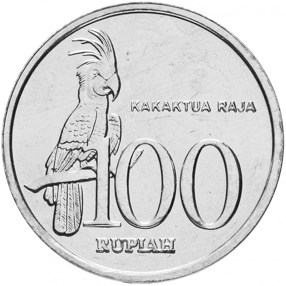 купить Индонезия 100 рупий (rupiah) 1999 "Чёрный какаду"