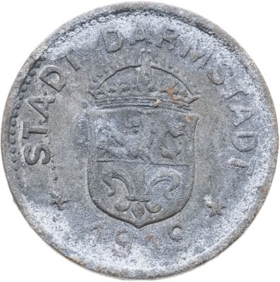 купить Германия, Дармштадт 10 пфеннигов 1919
