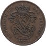 Купить Бельгия 2 сантима (centimes) 1873   Надпись на французском - 'DES BELGES'