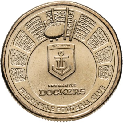 купить Австралия 1 доллар (dollar) 2024 "Австралийская футбольная лига - Fremantle Dockers"