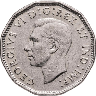 купить Канада 5 центов (cents) 1947