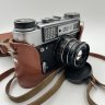 Купить Фотоаппарат "ФЭД-5" с объективом "Индустар-61 Л/Д" в оригинальном кофре, металл, пластик, стекло, кожа, Харьковский машиностроительный завод им. Дзержинского (ФЭД), СССР, 1977-1990 гг.