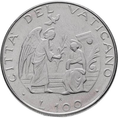 купить Ватикан 100 лир 1987