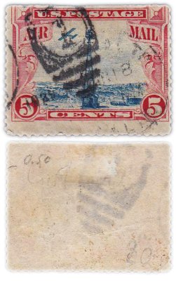 купить США 5 центов 1928 "Авиапочта"
