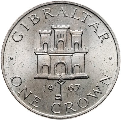 купить Гибралтар 1 крона (crown) 1967
