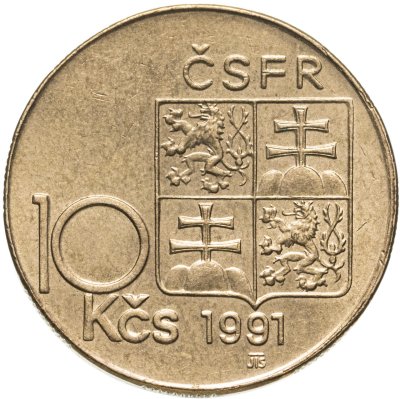 купить Чехословакия 10 крон 1991 "Милан Растислав Штефаник"