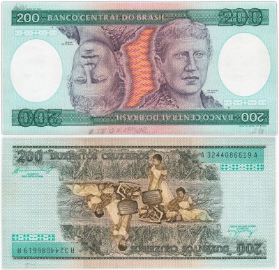 купить Бразилия 200 крузейро 1981